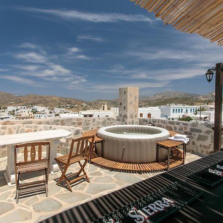 Вилла Themed House "Castle Halaros" View 17Th Century Glinado Naxos Экстерьер фото
