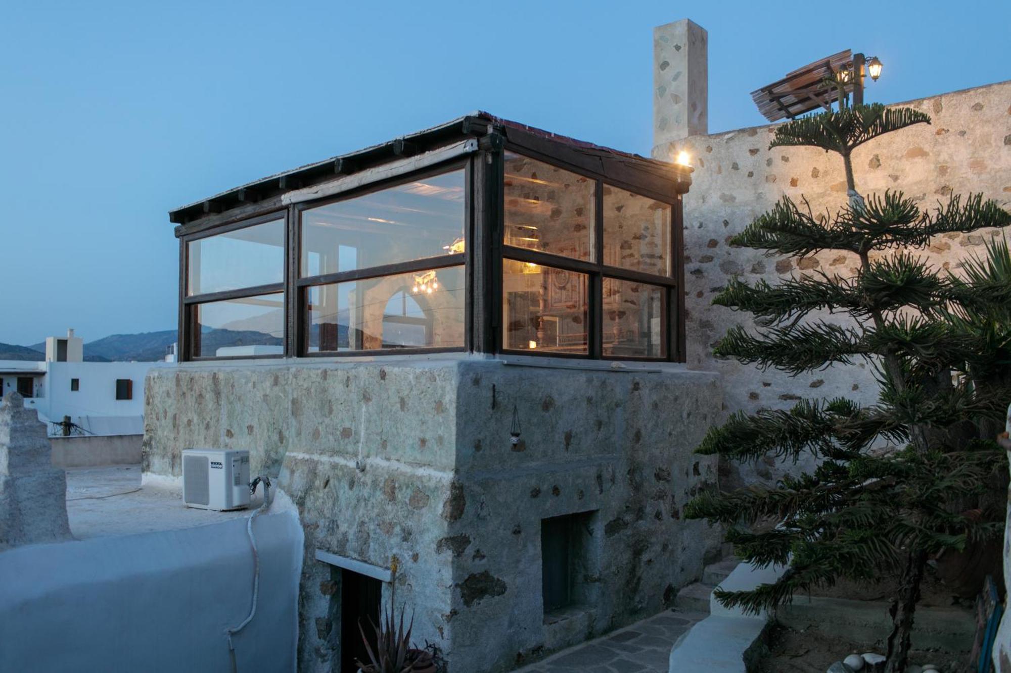 Вилла Themed House "Castle Halaros" View 17Th Century Glinado Naxos Экстерьер фото