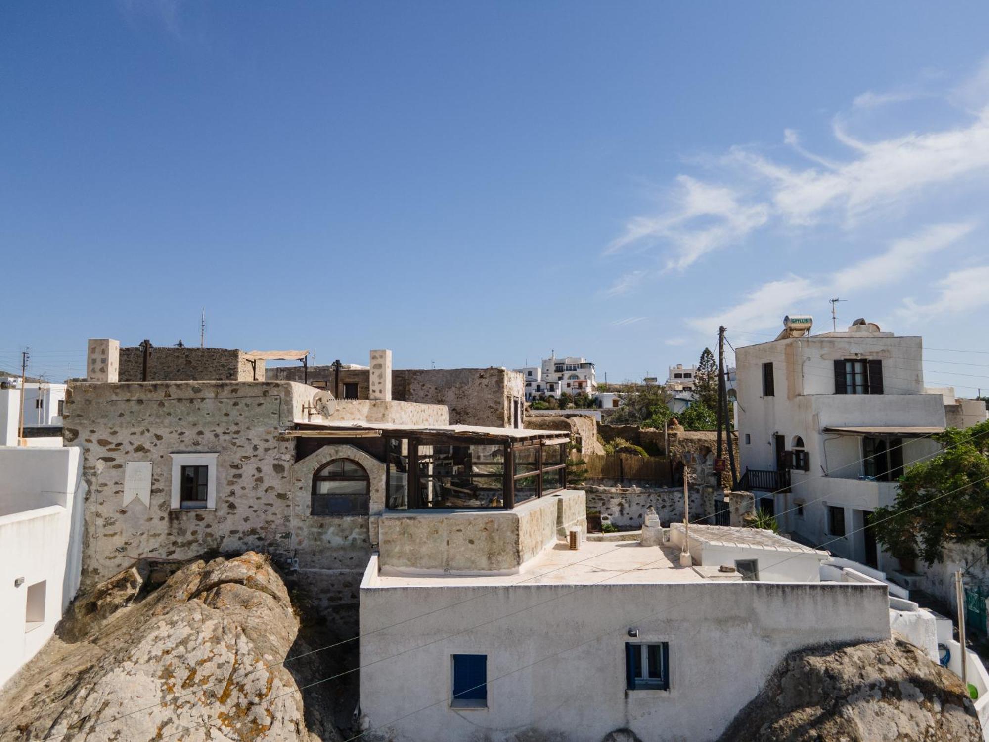 Вилла Themed House "Castle Halaros" View 17Th Century Glinado Naxos Экстерьер фото